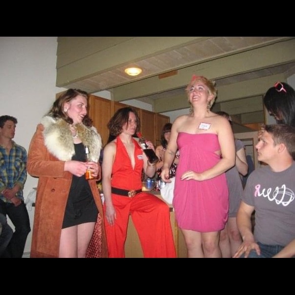 BCBG tube scoop back mini shell dress - Picture 4 of 4